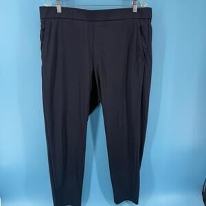 BONOBOS Golf Chino Elastic Waist Draw String Pants Blue Men's Reg Fit Size XL